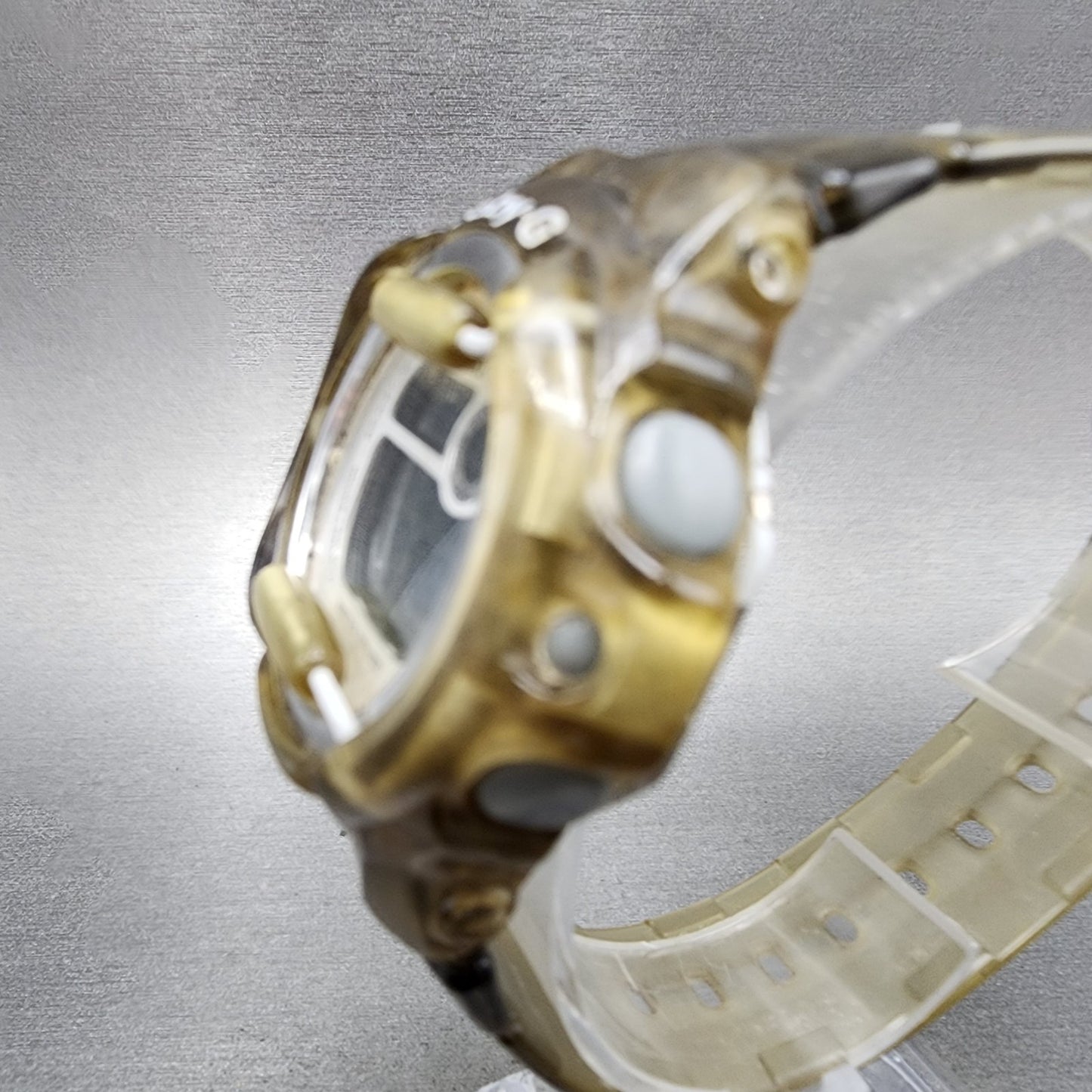Casio Baby-G Watch Women 40mm Digital Alarm Chrono Gray BG-169R New Battery