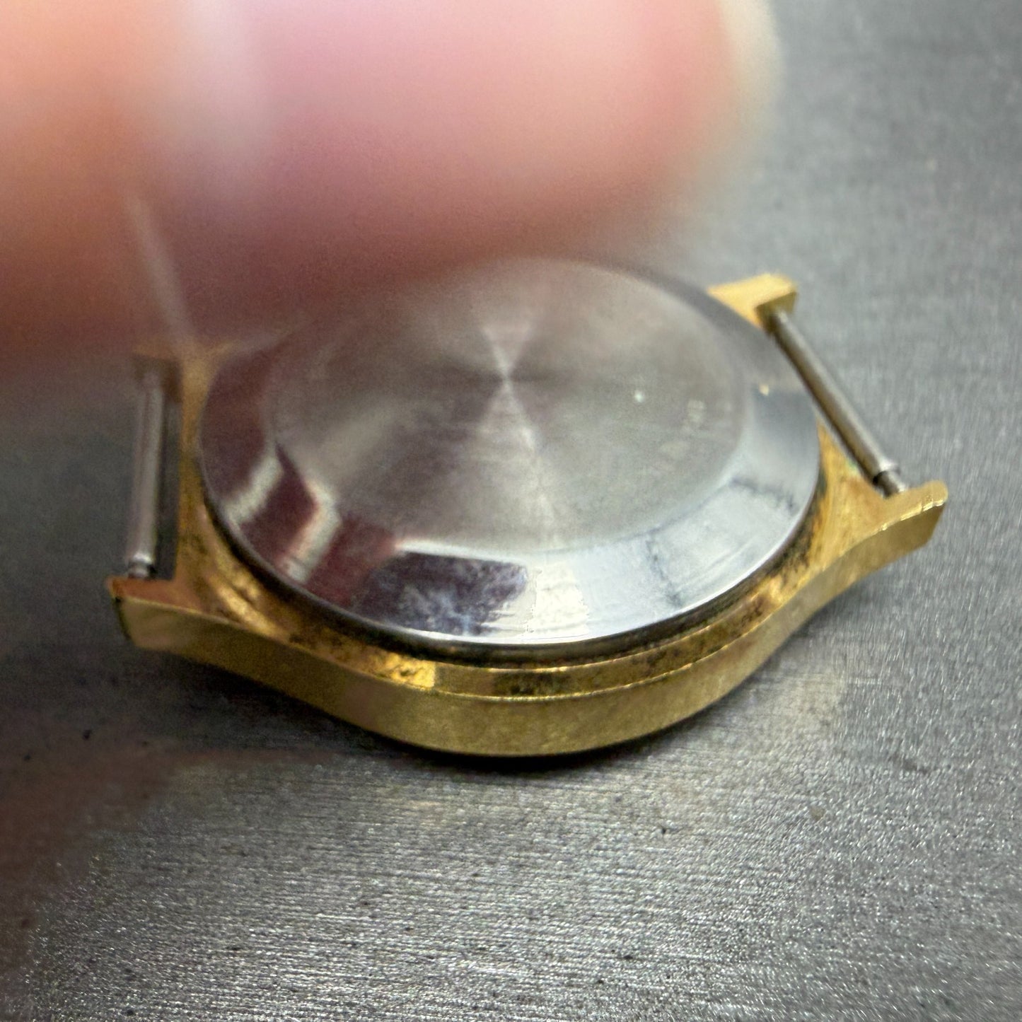 Bulova RED LED Watch Men 36mm Digital Gold Tone N6 PARTS Vintage11