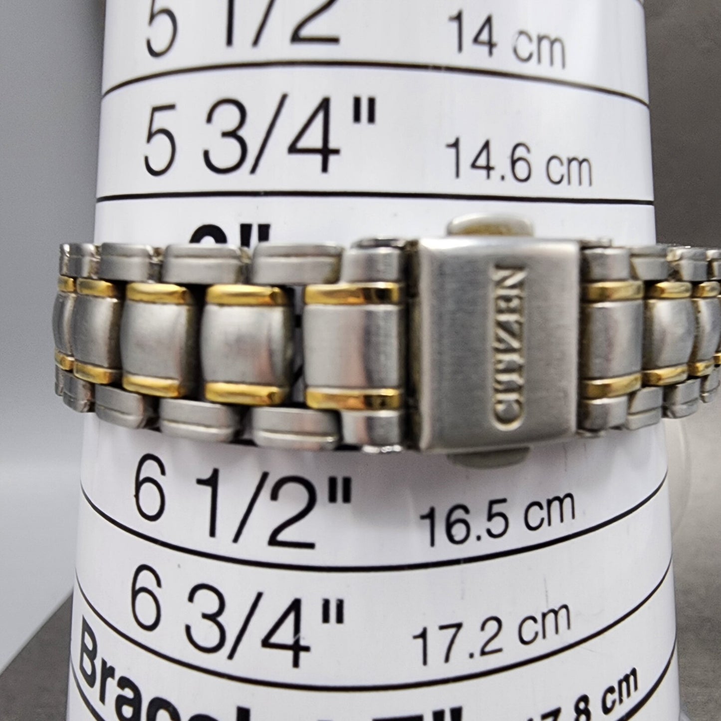 Citizen Watch Women 24mm Cream Dial Two Tone Date Round 1012-S038376 New Battery
