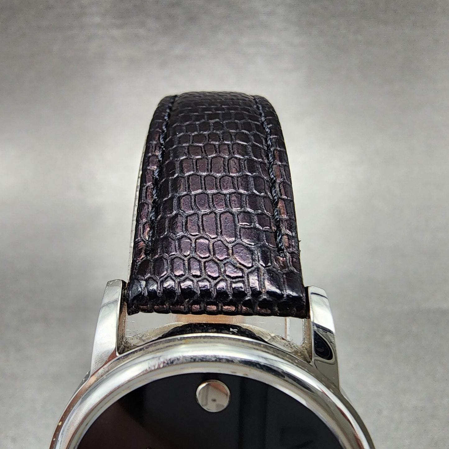 Movado Museum Watch Women 27mm Black Dial Stainless Steel Round New Battery