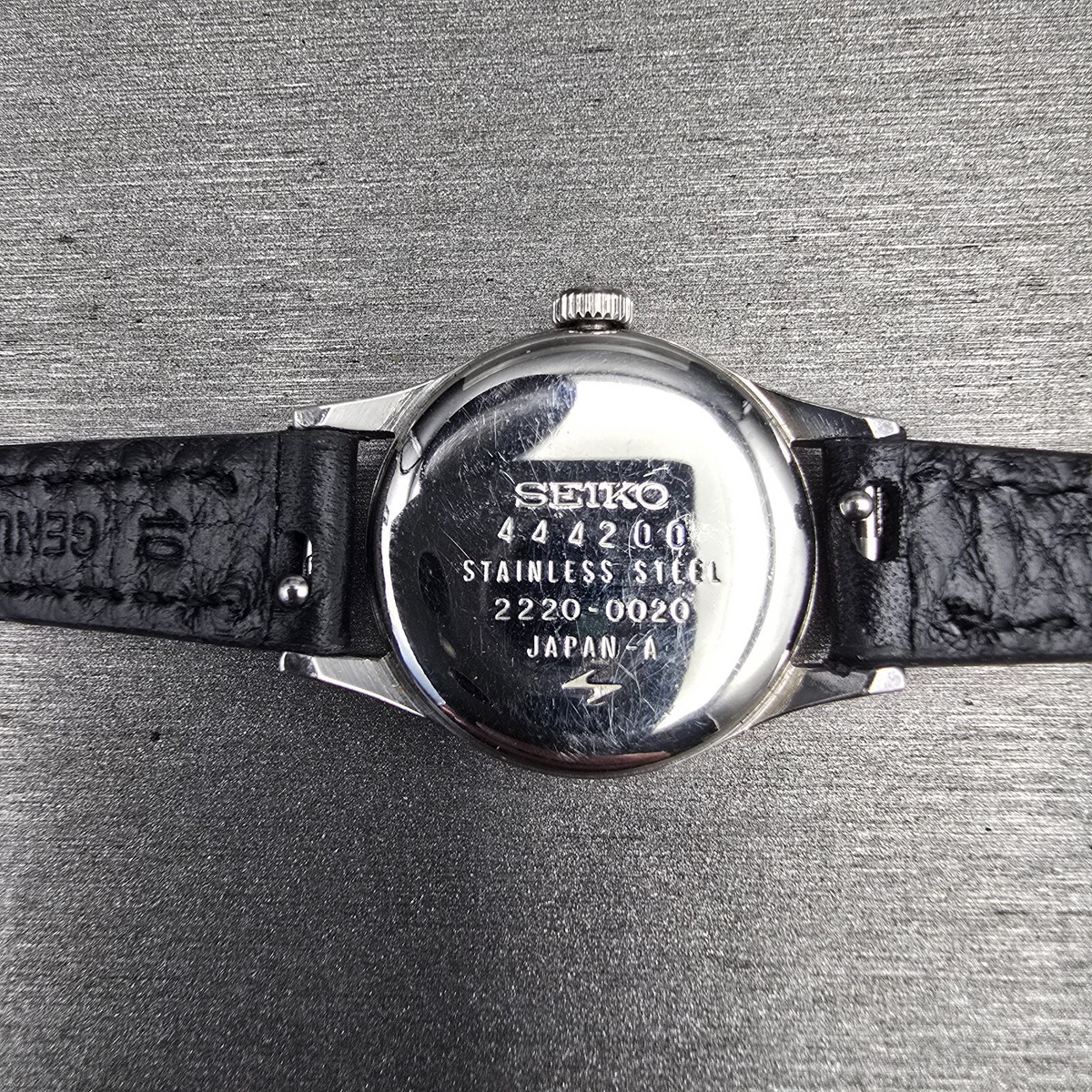 Seiko Watch Women 21mm Silver Dial Silver Tone Round 2220-0020 Manual Wind Runs10