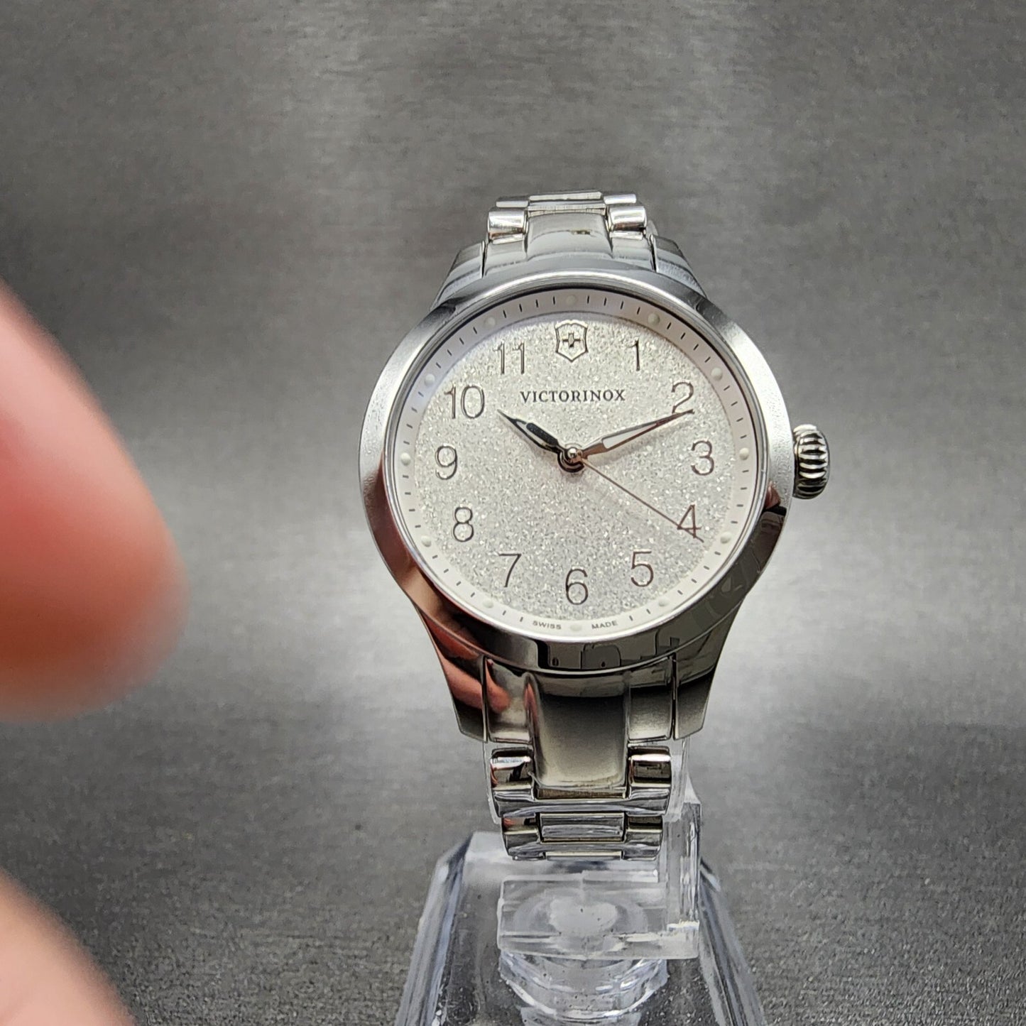 Victorinox Alliance XS Watch Women 28mm White Dial Stainless Steel Round 241840