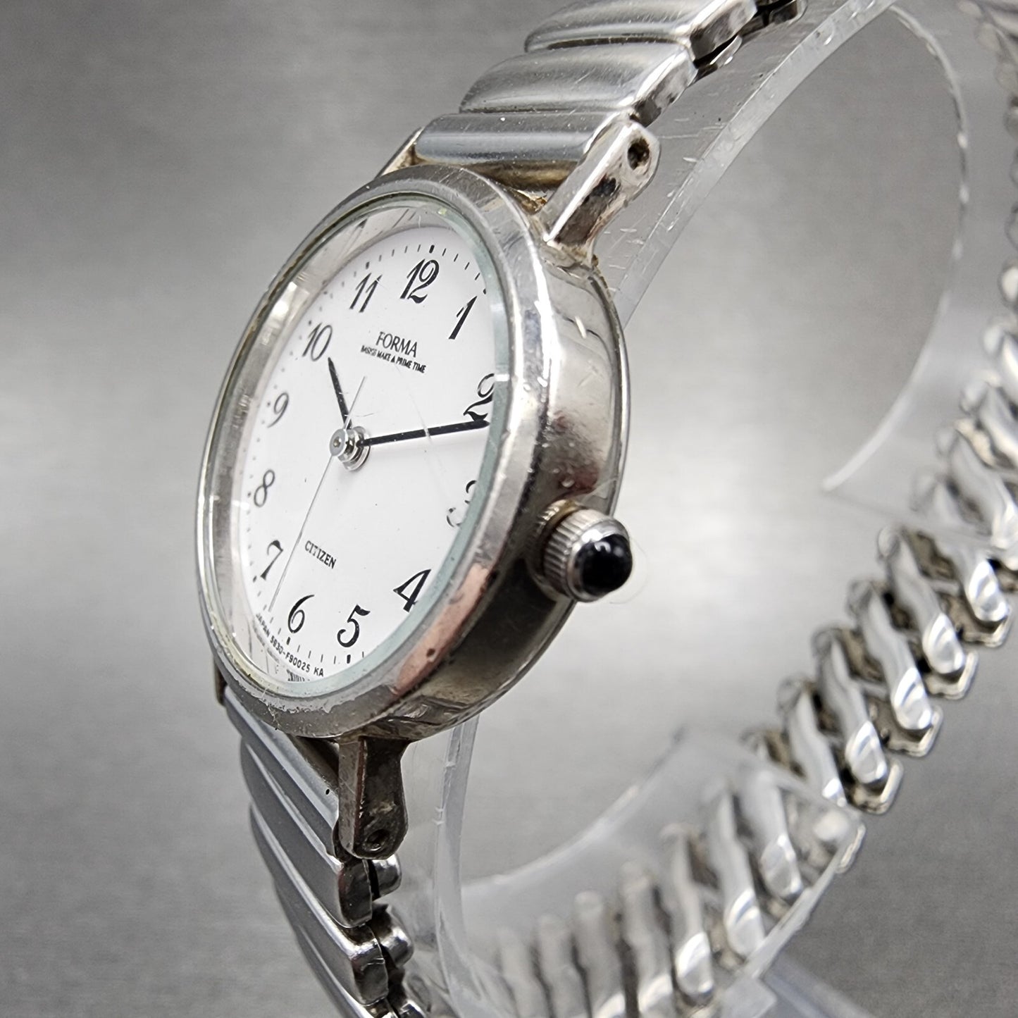 Citizen Forma Watch Women 24mm White Dial Silver Tone 5930-F90044 New Battery