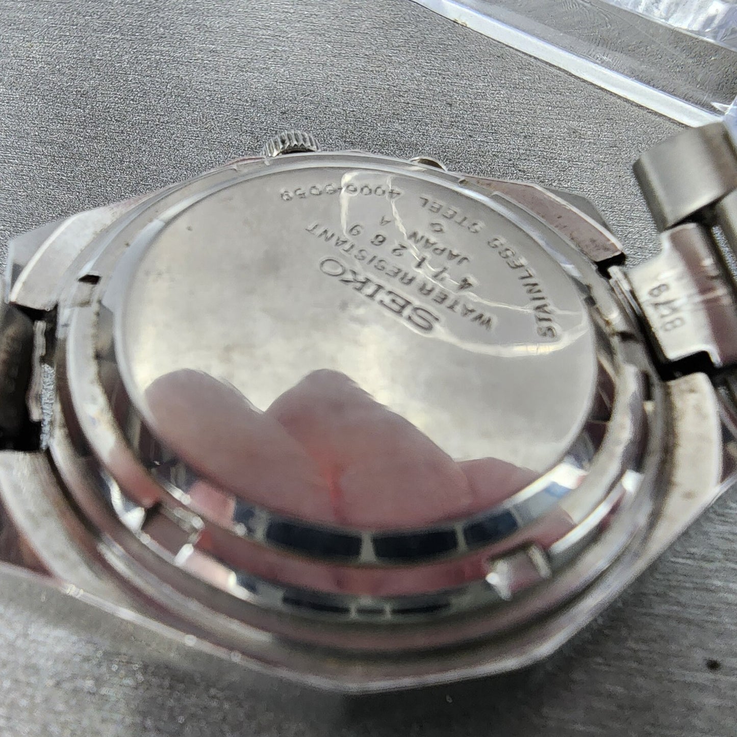 Seiko Bell Matic Watch Men 40mm Blue Dial Steel Daydate Octagon 4006-6059 Runs