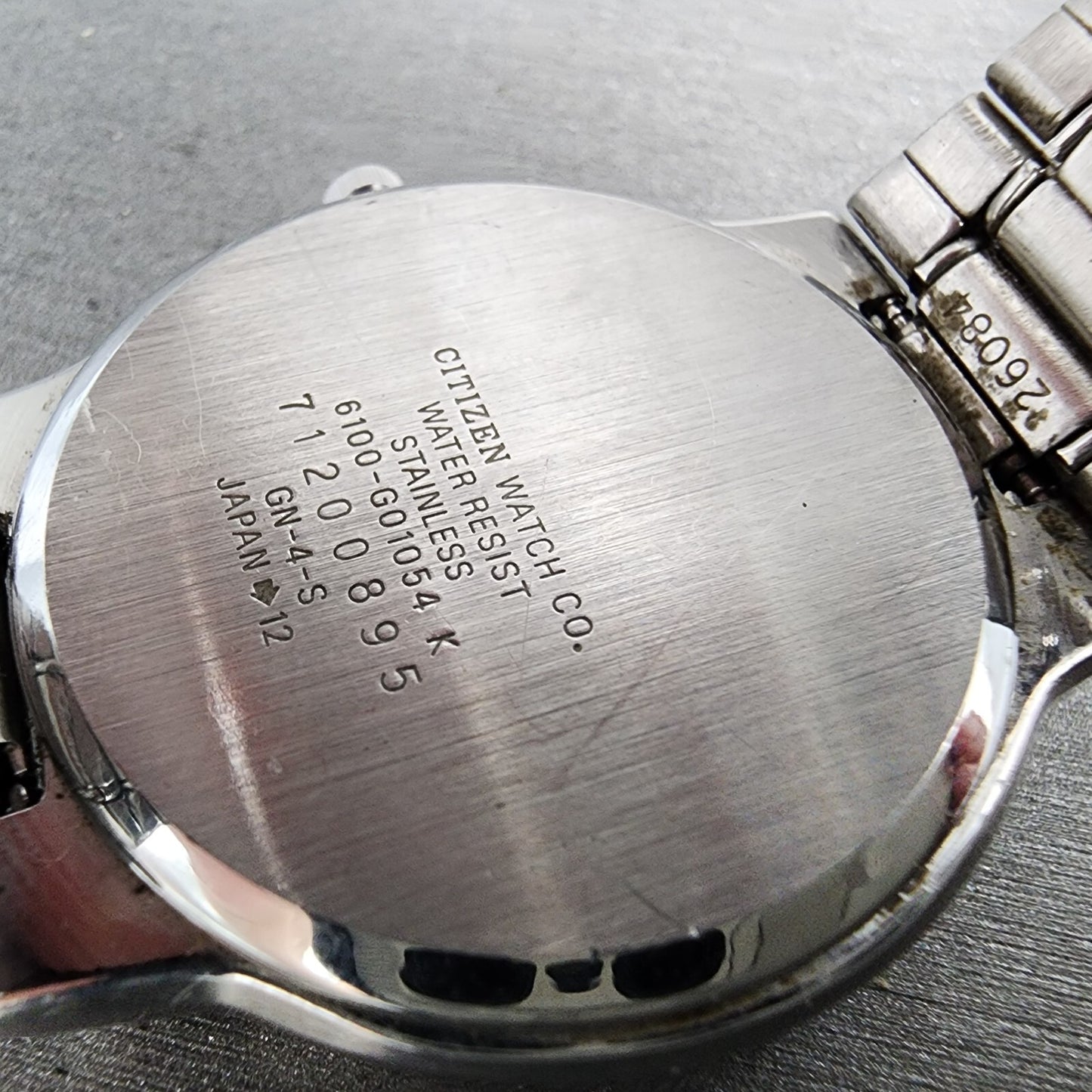 Citizen Forma Watch Men 34mm White Dial Steel Daydate Round 6100-G01054 PARTS
