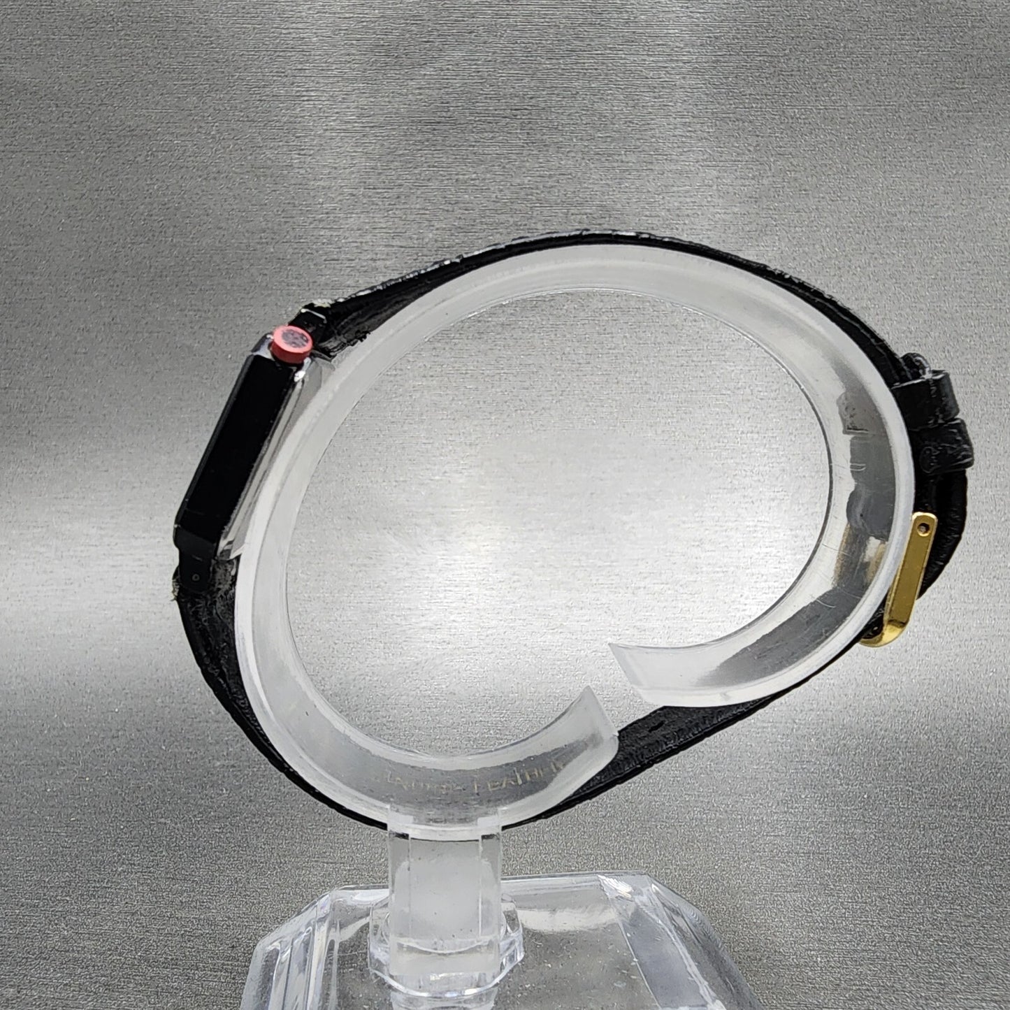 Pulsar Watch Women 20mm Black Dial Black Tone Octagon V232-5930 New Battery