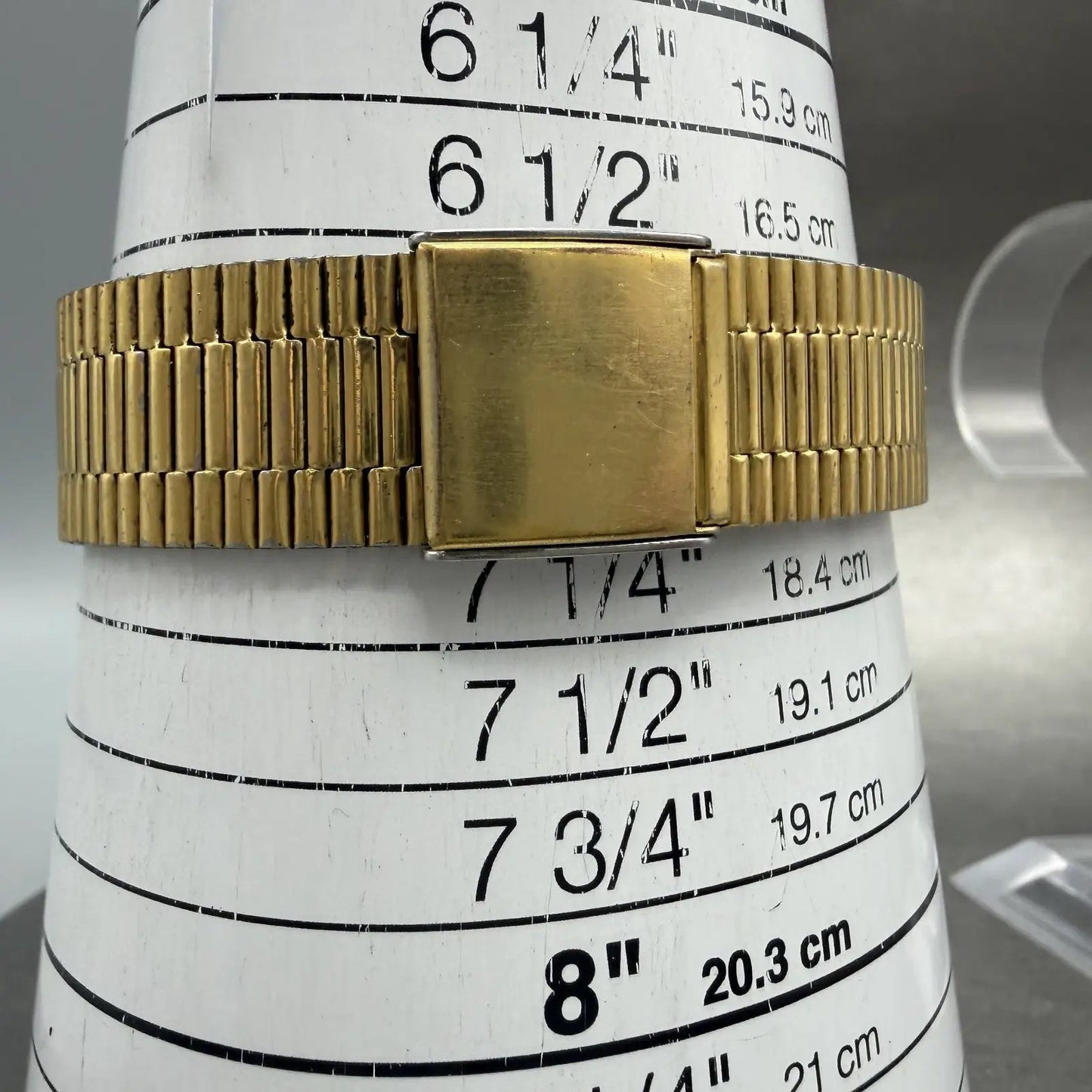 Seiko SQ Watch Men 35mm Gold Dial Two Tone Daydate 5H23-7B79 Round New BatteryI10