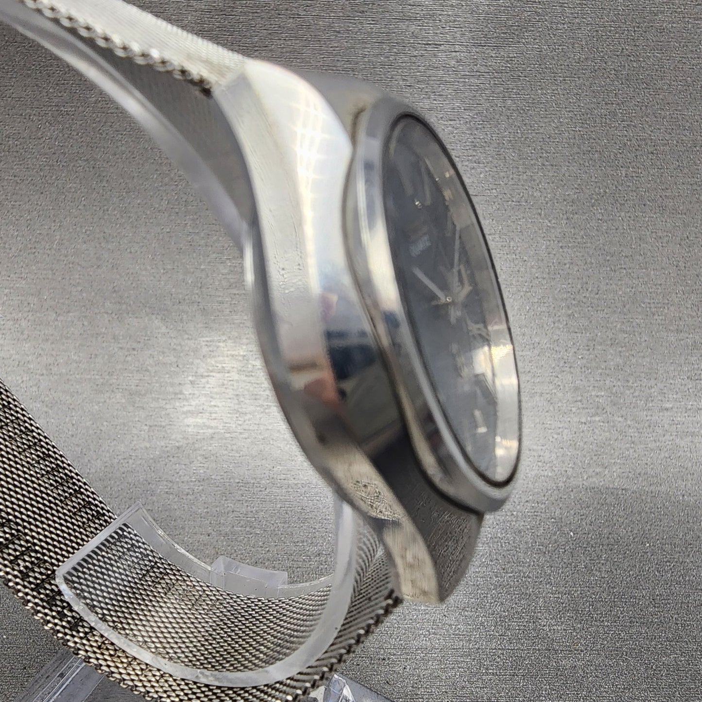Seiko Watch Men 36mm Blue Dial Silver Tone Daydate 0843-8041 New Battery