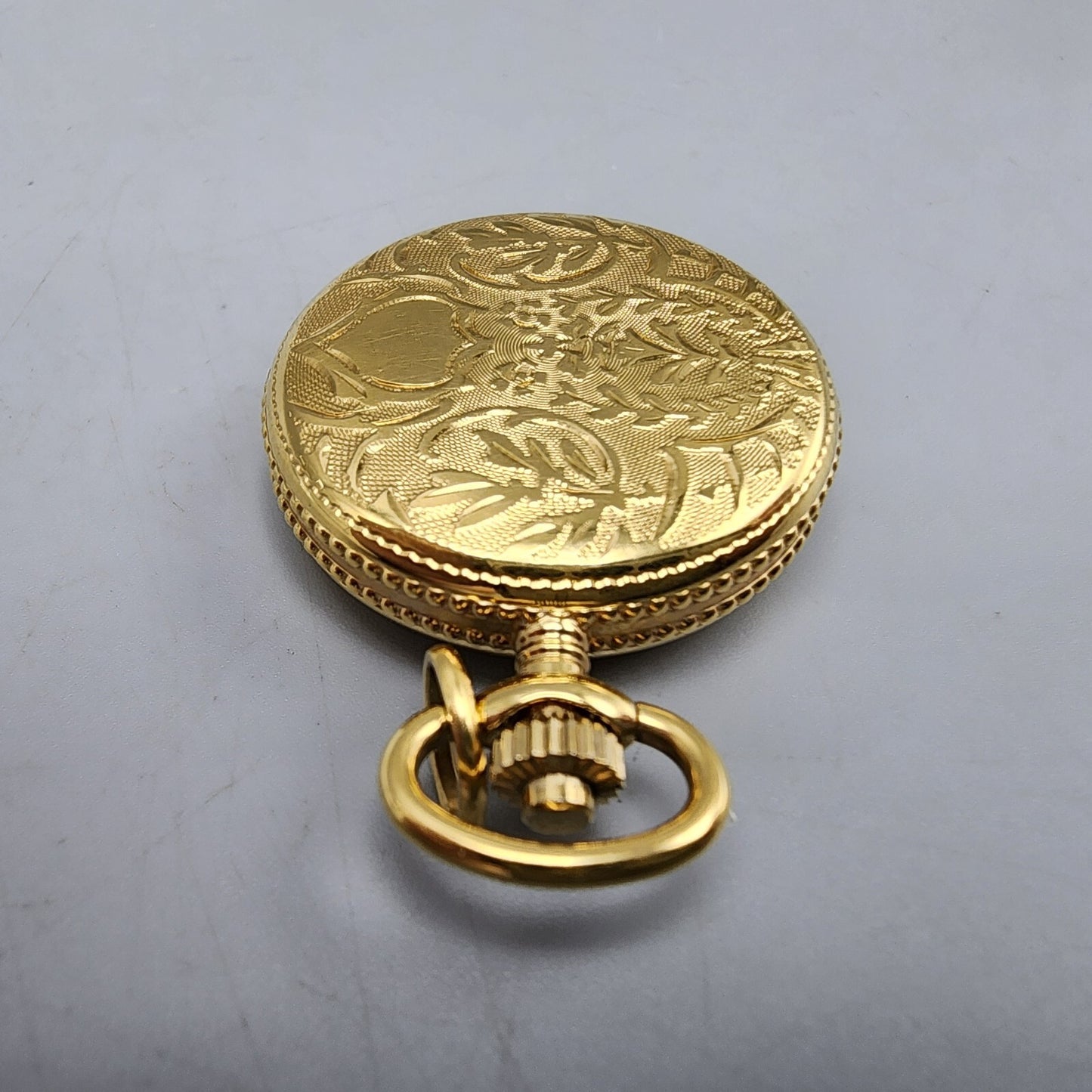 Tissot Pendant Watch Women 28mm Gold Dial Gold Tone Round New Battery