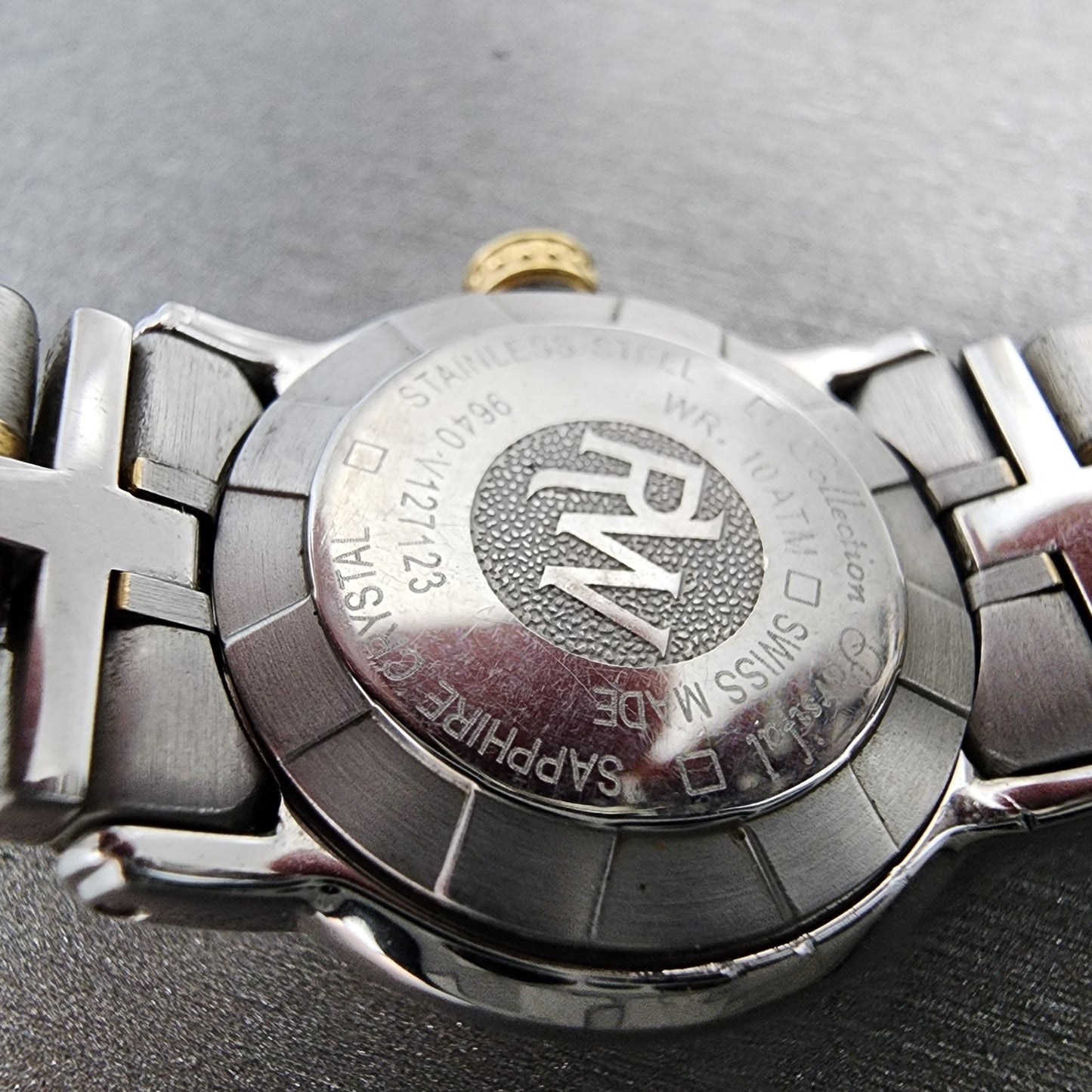 Raymond Weil Parsifal Watch Women 23mm MOP Dial Two Tone 9640 New Battery