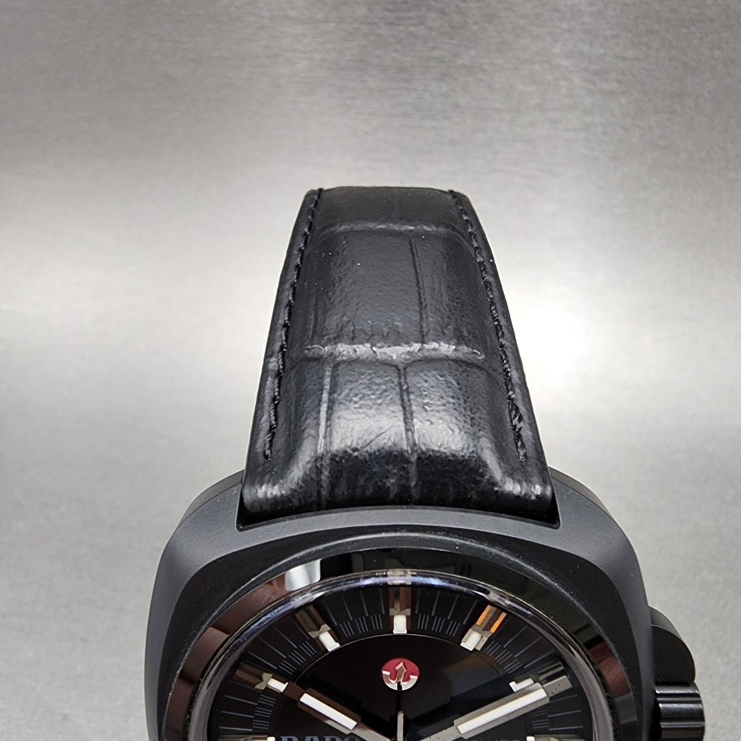 Rado HyperChrome XL Watch Men 46mm Black Dial Black Ceramic Daydate Automatic