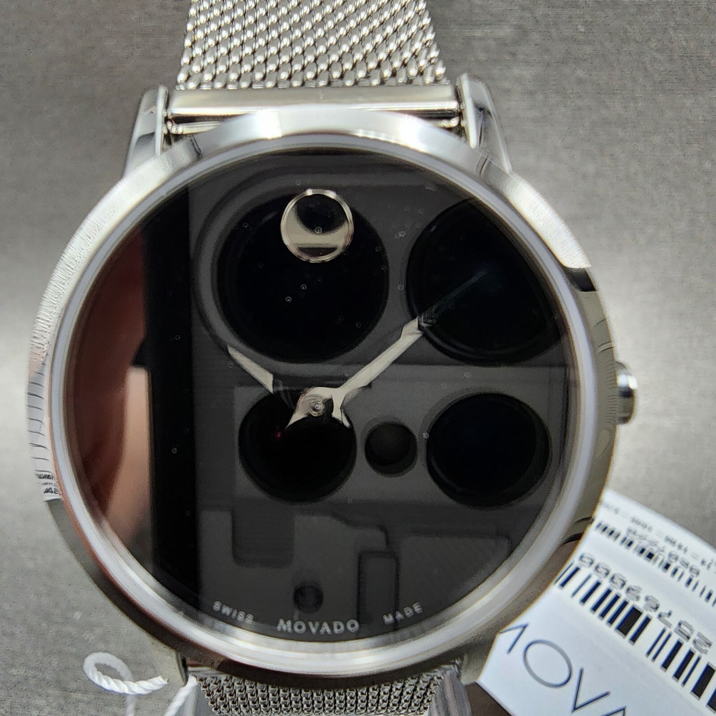 Movado Museum Classic Watch Women 28mm Black Dial Stainless Steel 0607220 A1234