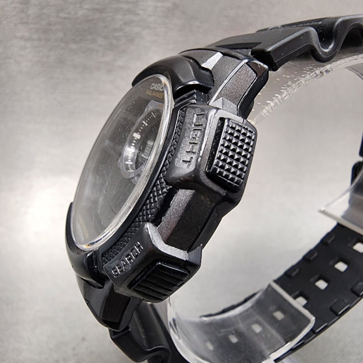 Casio AE-1000W World Time Watch Men 43mm Digital Black Tone Alarm Chrono New Bat