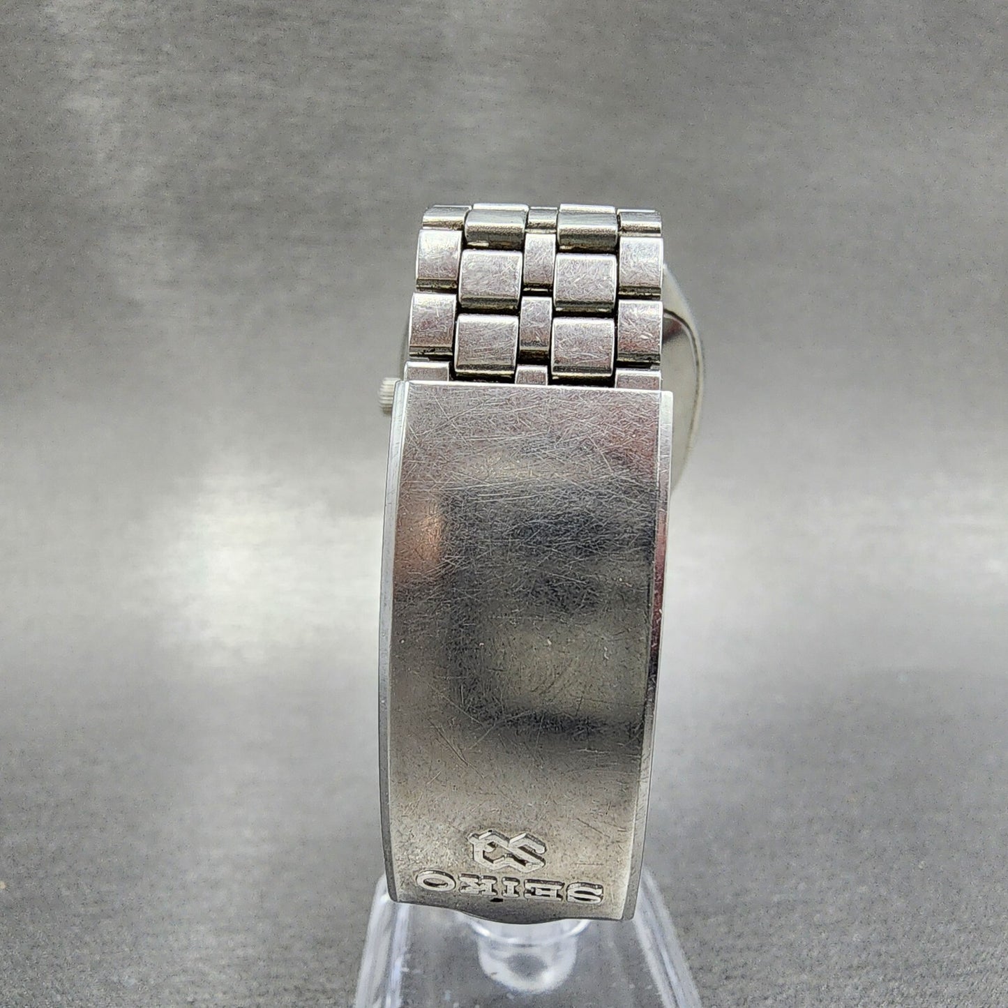 Seiko Digital Watch Men 37mm LCD Month Date Rectangle 0532-5019 PARTS