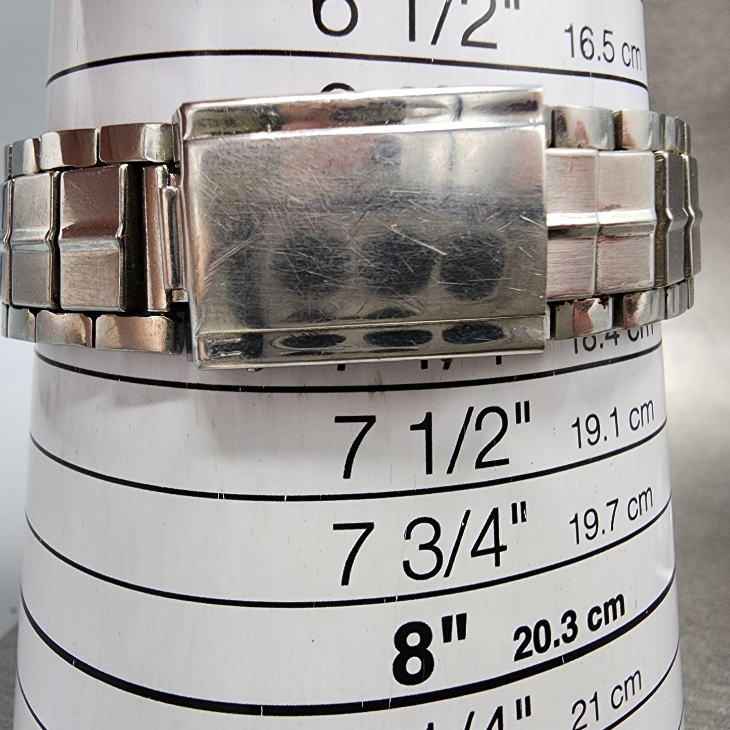 Seiko Seikomatic Watch Men 36mm Silver Dial Silver Tone J13044 Runs READ!!!14