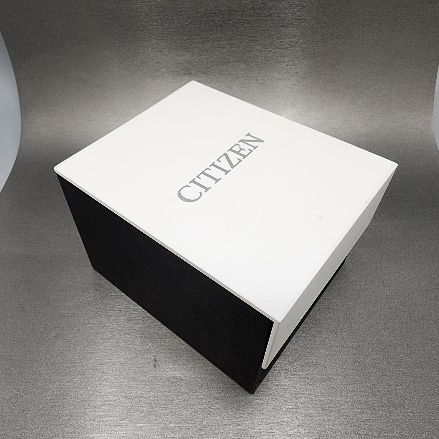 Citizen EcoDrive Watch Men 43mm Black Dial Silver Tone Date J810R006961 Runs14