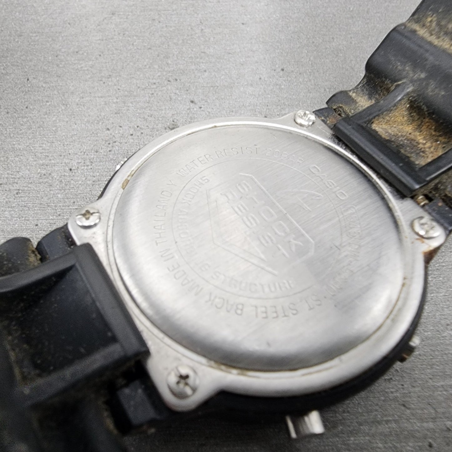 Casio GShock DW5600 1545 Watch Men 39mm Black Tone Round PARTS9