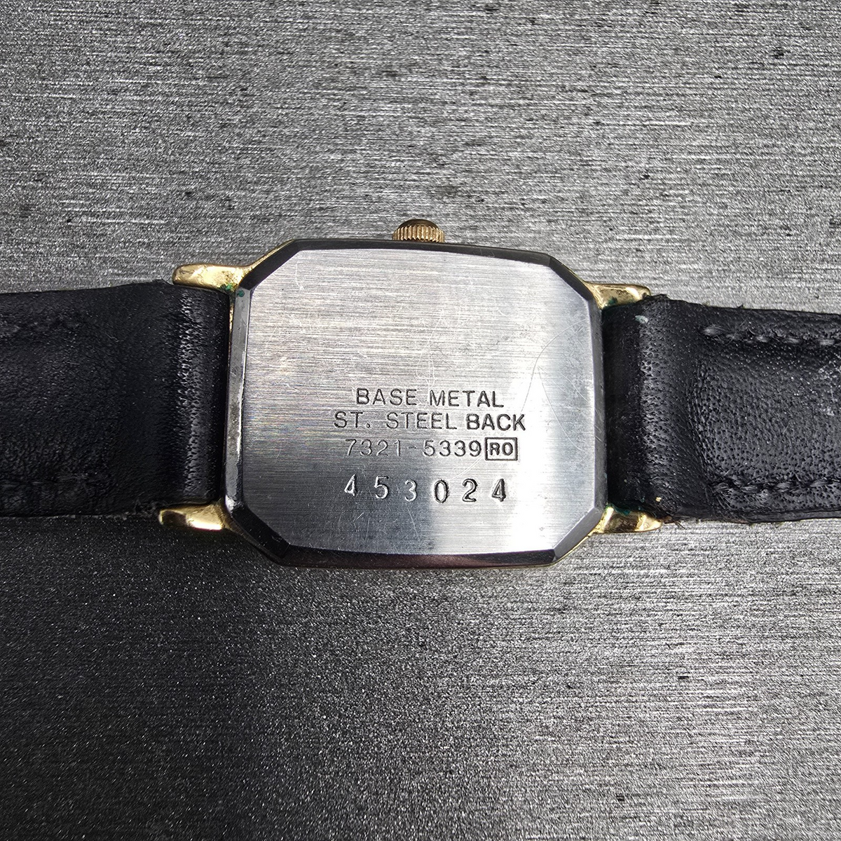 Seiko Watch Women 17mm Brown Dial Gold Tone Rectangle 7321-5339 New Battery10