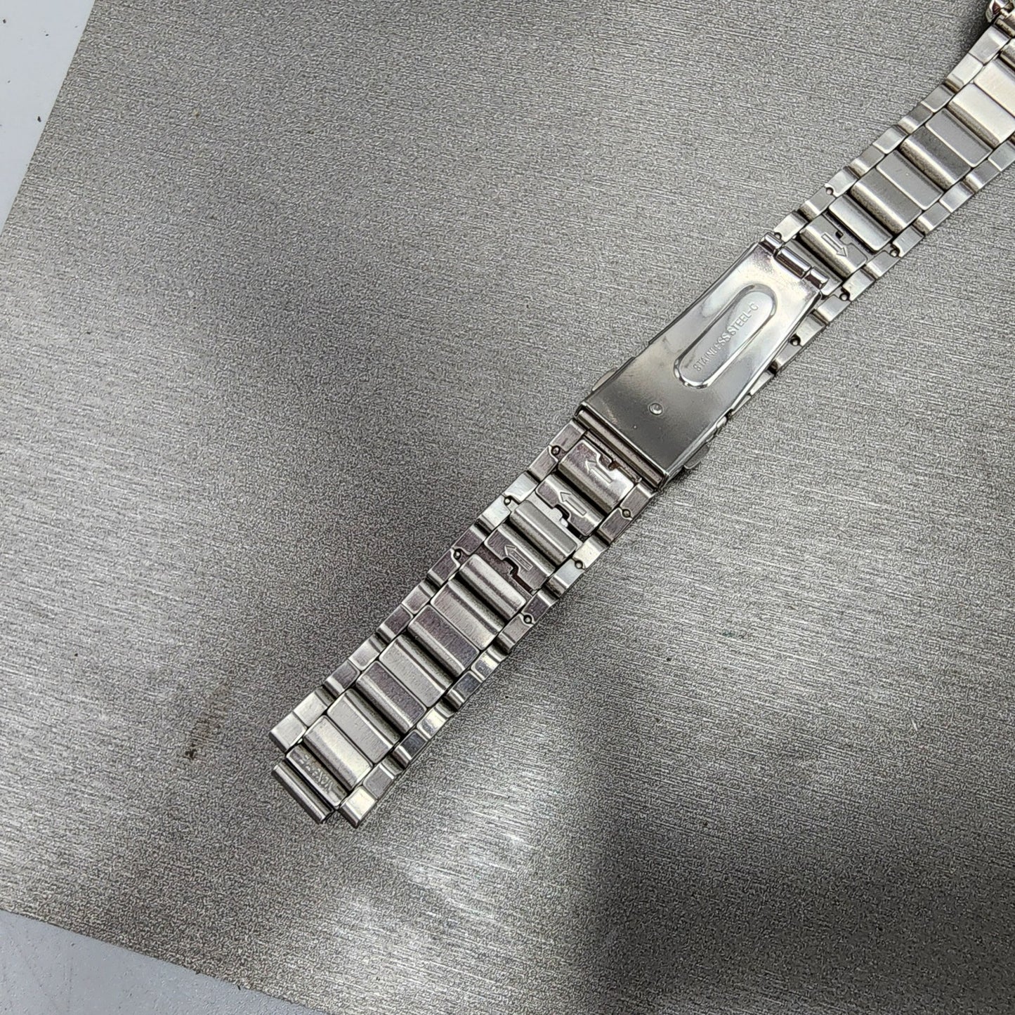 Seiko ALBA Solar Watch Men 36mm White Dial Silver Tone Daydate V158A PARTS12