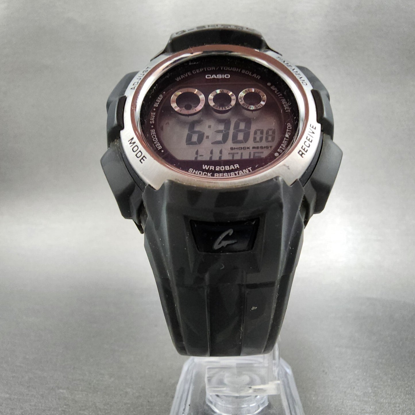 Casio G-Shock GW-300CFJ Watch Men 43mm Digital Camouflage Solar Round Works
