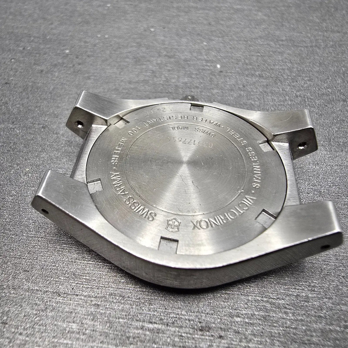 Swiss Army Excursion Watch Women 30mm White Dial Silver Date PARTS 2450012