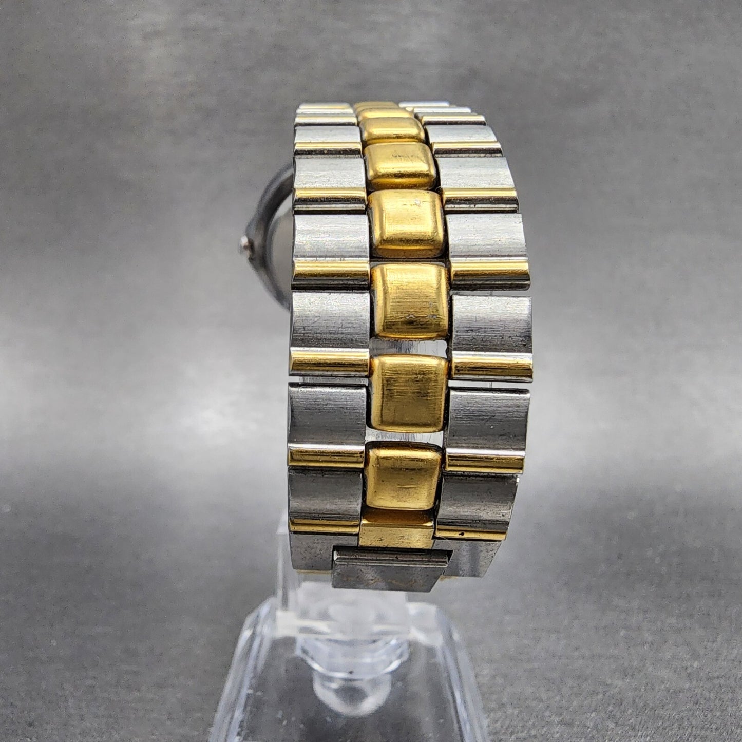 Seiko Dolce Watch Men 35mm Cream Dial Two Tone Round 8N41-7020 New Battery
