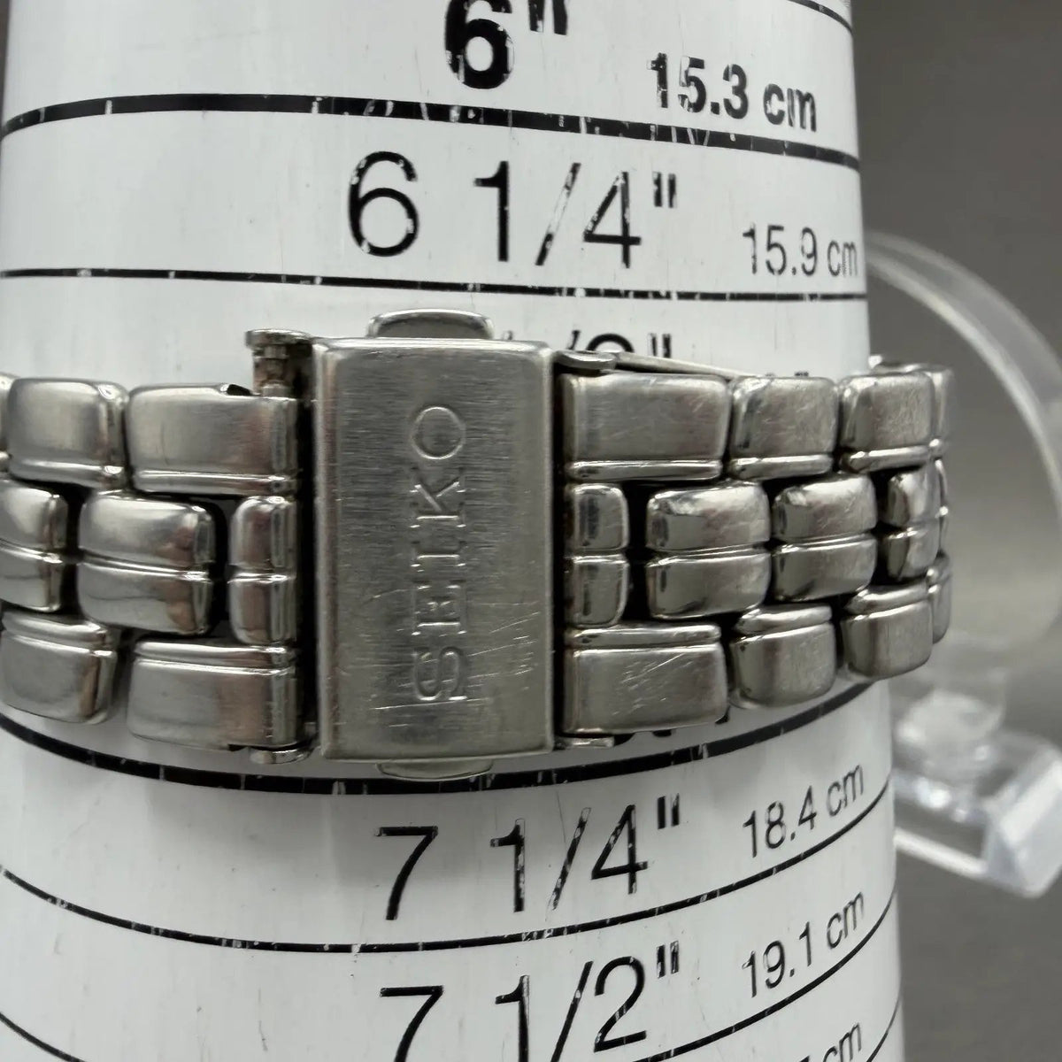 Seiko Dolce Watch Women 31mm White Dial Silver Tone Round 5e316000 New Battery10