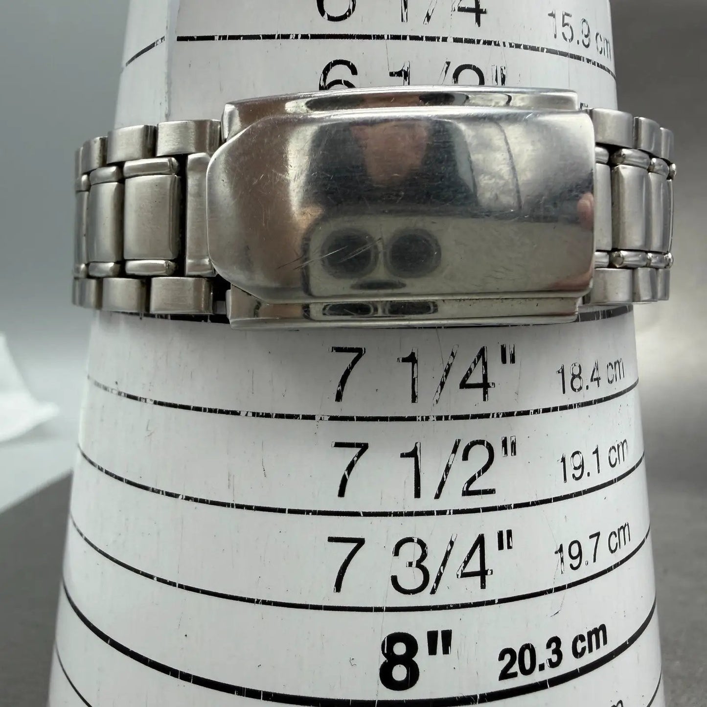 Seiko Watch Men 35mm White Dial Silver Tone Date Round 7N32-0150 New Battery10