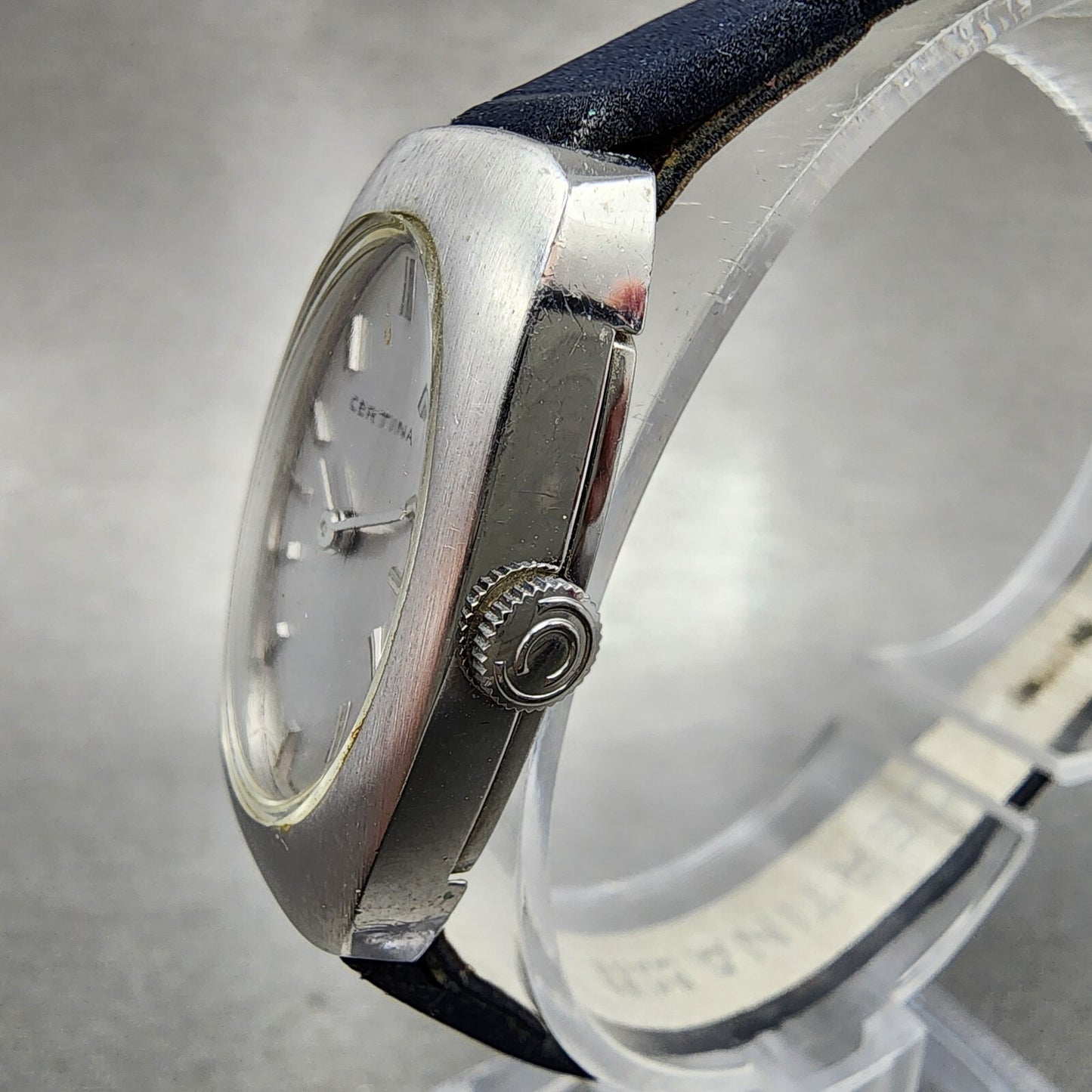 Certina Watch Women 18mm Silver Dial Steel Oval Manual Wind Runs VTG