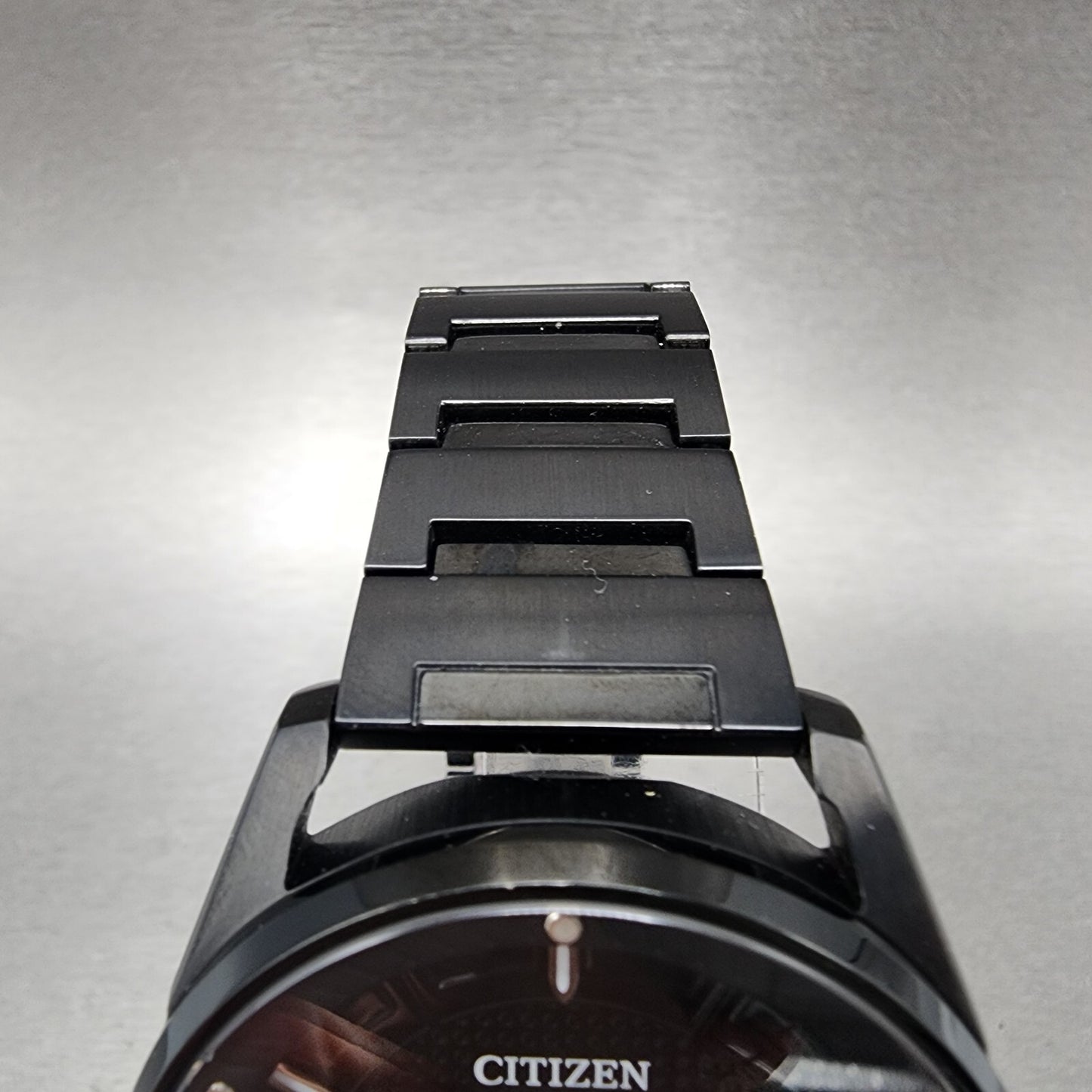 Citizen Eco-Drove CTO Watch Men 43mm Black Dial Black Tone Daydate Round Runs BD