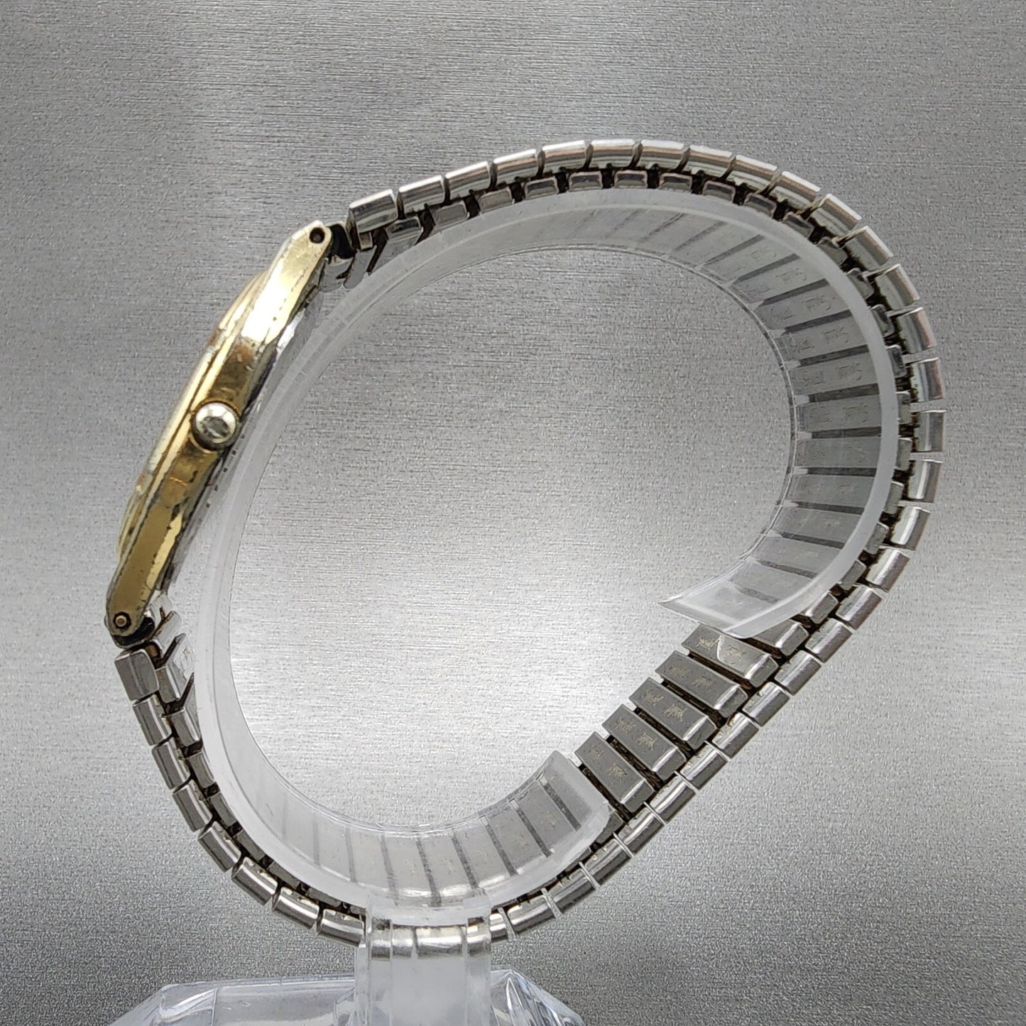 VTG Seiko Lassale Watch Men 30mm Gold Dial Gold Tone Date Oval 5932-5229 PARTS