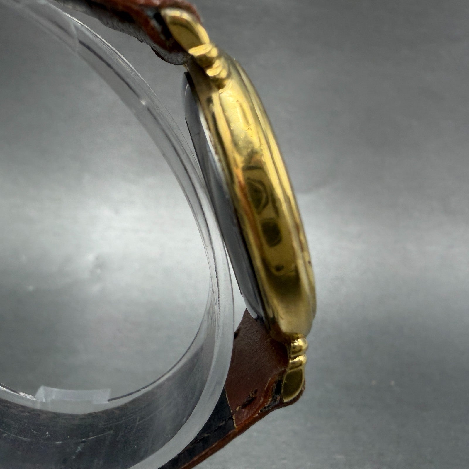Celine Watch Women 31mm MOP Dial Gold Tone Small Seconds Round New battery3