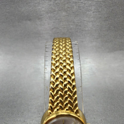 Jules Jurgenson Watch Women 17mm Champagne Dial Gold Tone Mesh Band New Battery4