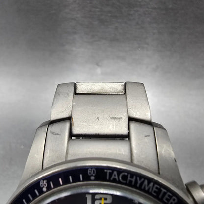 Orivs Chronograph Watch Men 42mm Blue Dial Titanium Date Round New Battery4