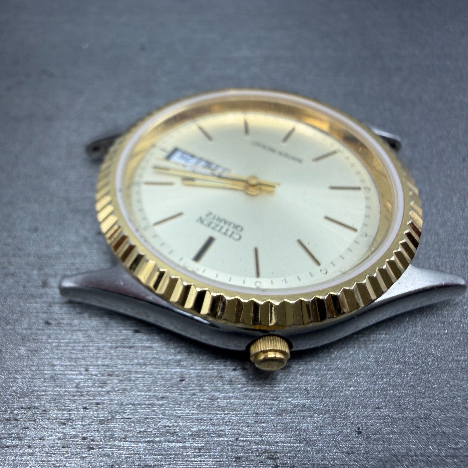 Citizen President Watch Men 35mm Champagne Dial Gold Daydate 6100-R00405 PARTS6