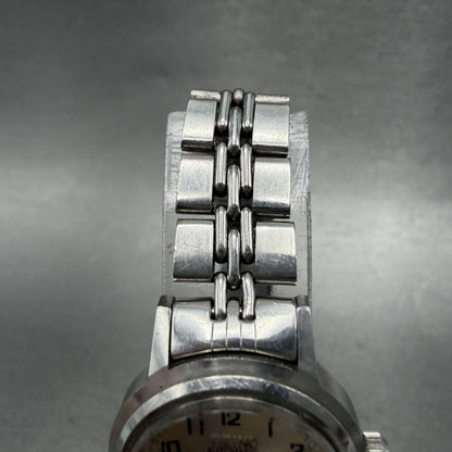 Seiko Automatic Watch Women 24mm Silver Dial Silver Tone Date 22050599 Runs4
