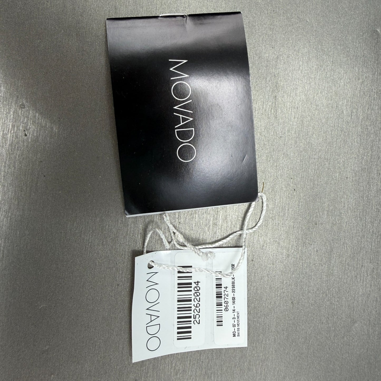 Movado Museum Watch Women 28mm Black Dial Steel Round 0607274 New Battery14