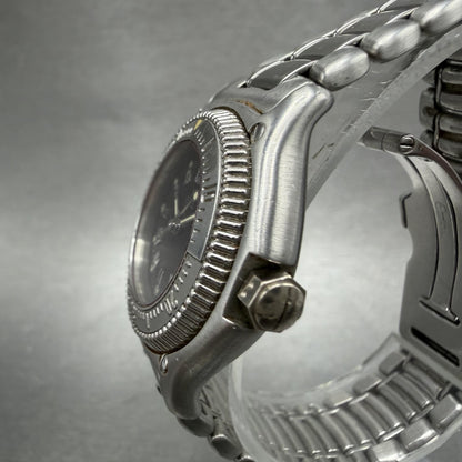 Ebel Discovery Watch Women 29mm Black Dial Steel Date Round 983912 New Battery2