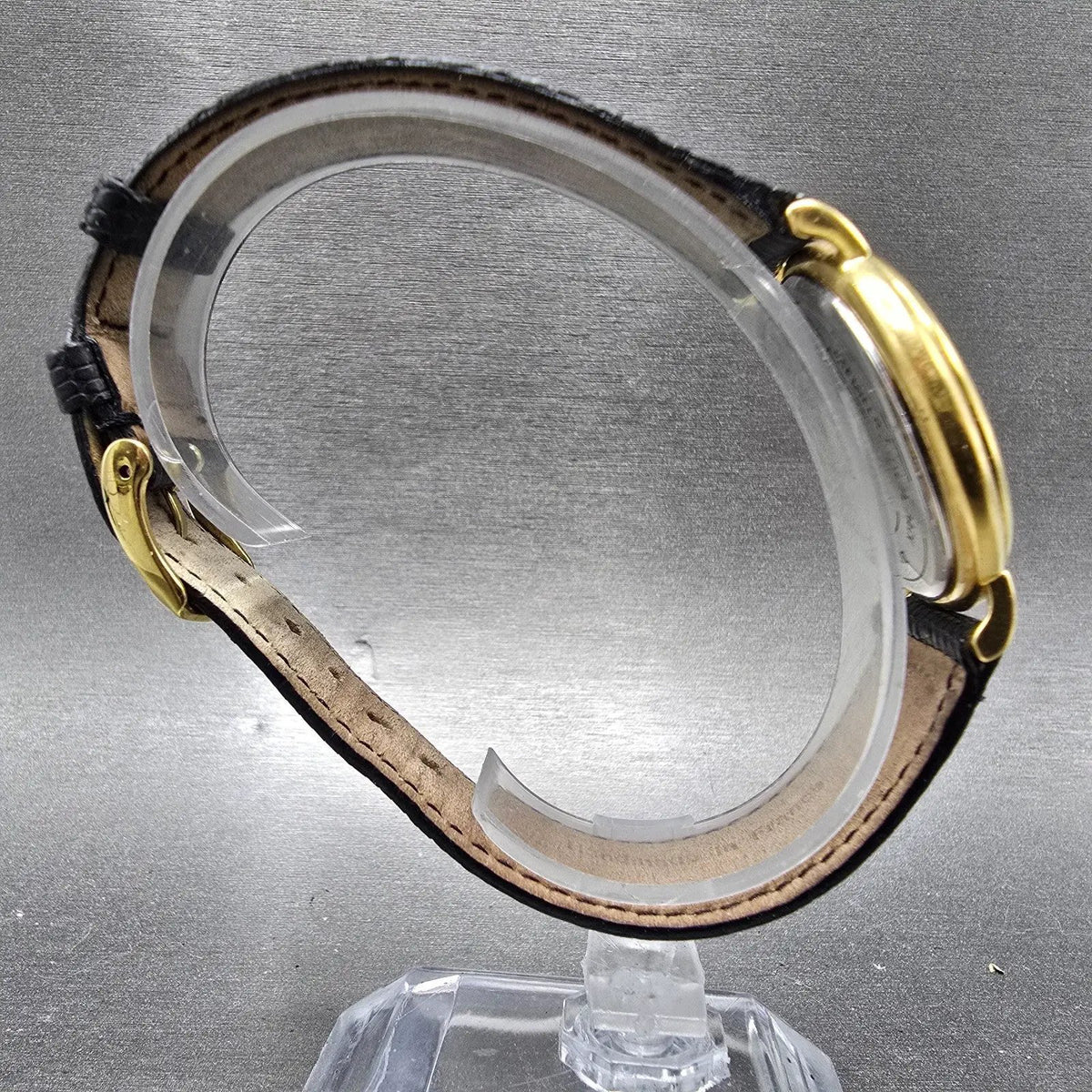 Movado Watch Men 34mm White Dial Gold Round 87-66-885 New Battery VTG Swiss8