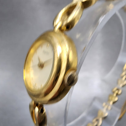 Orient Jupiter Watch Women 21mm Gold Dial Gold Tone Round F0551501 New Battery2
