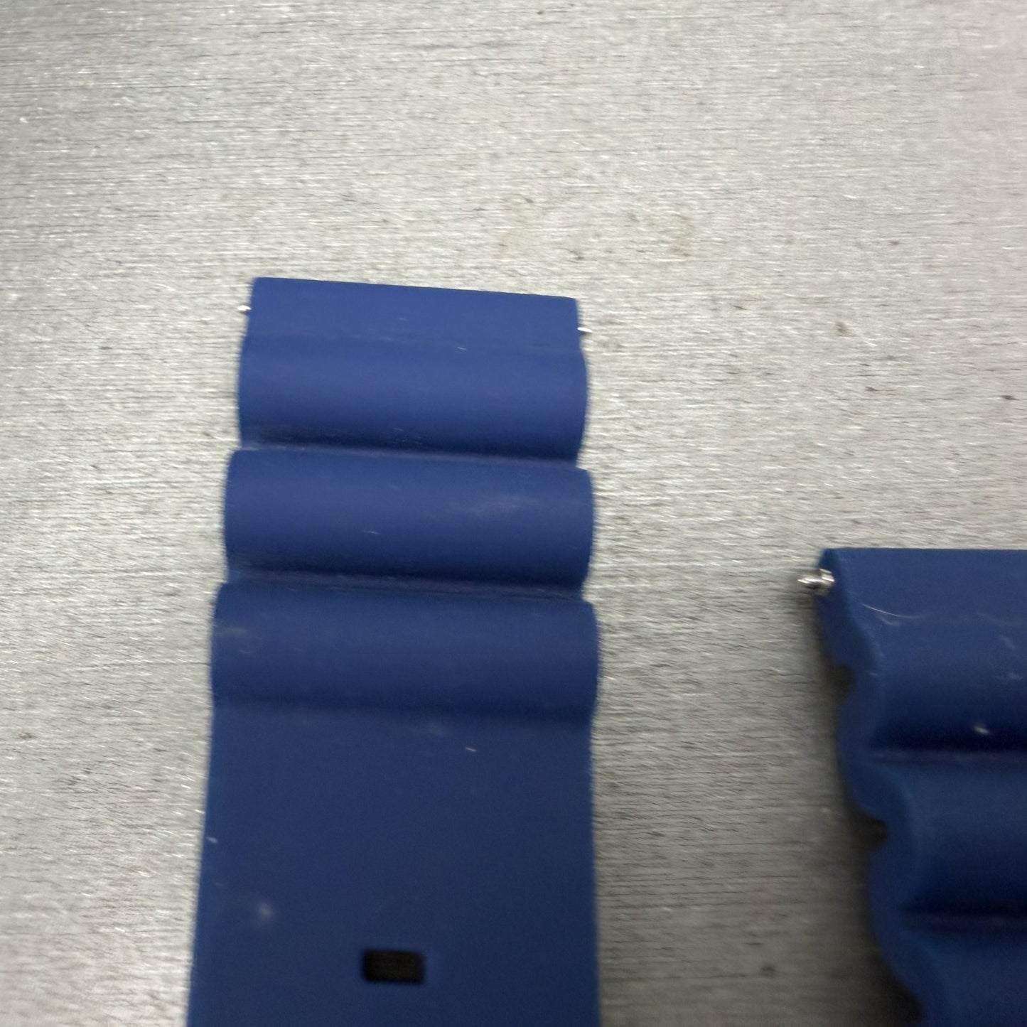 Tissot Blue Silicone Band 22mm T640.117 ZT QSQ Connected Two Piece Steel Buckle4