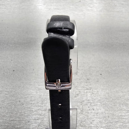 Skagen Watch Women 14mm Silver Dial Silver Tone Rectangle 522SSLC New Battery7