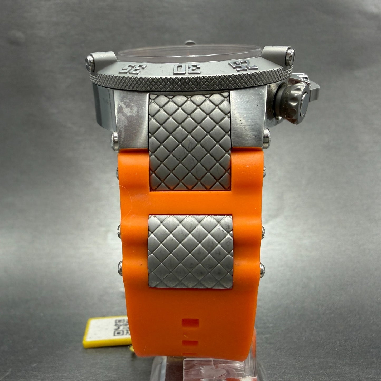 Invicta Sub Aqua Noma Chronograph Watch Men 50mm Orange Dial Steel 1378 New Batt5