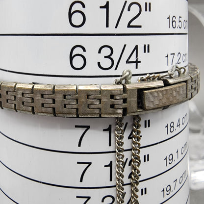 Seiko Watch Women 17mm Silver Dial Silver Tone Manual Round 11-0330 Runs