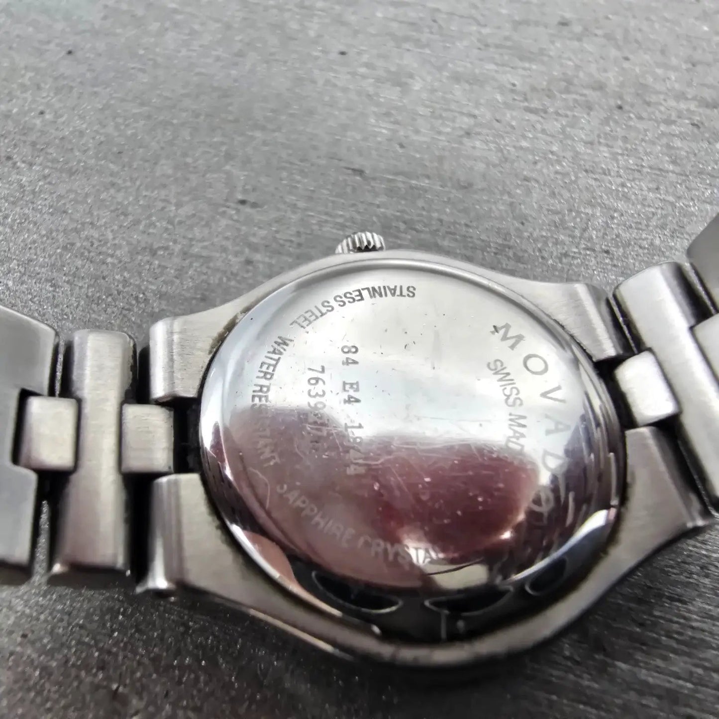 Movado Museum Watch Women 24mm Black Dial Silver Tone 84 E4 1844 New Battery7