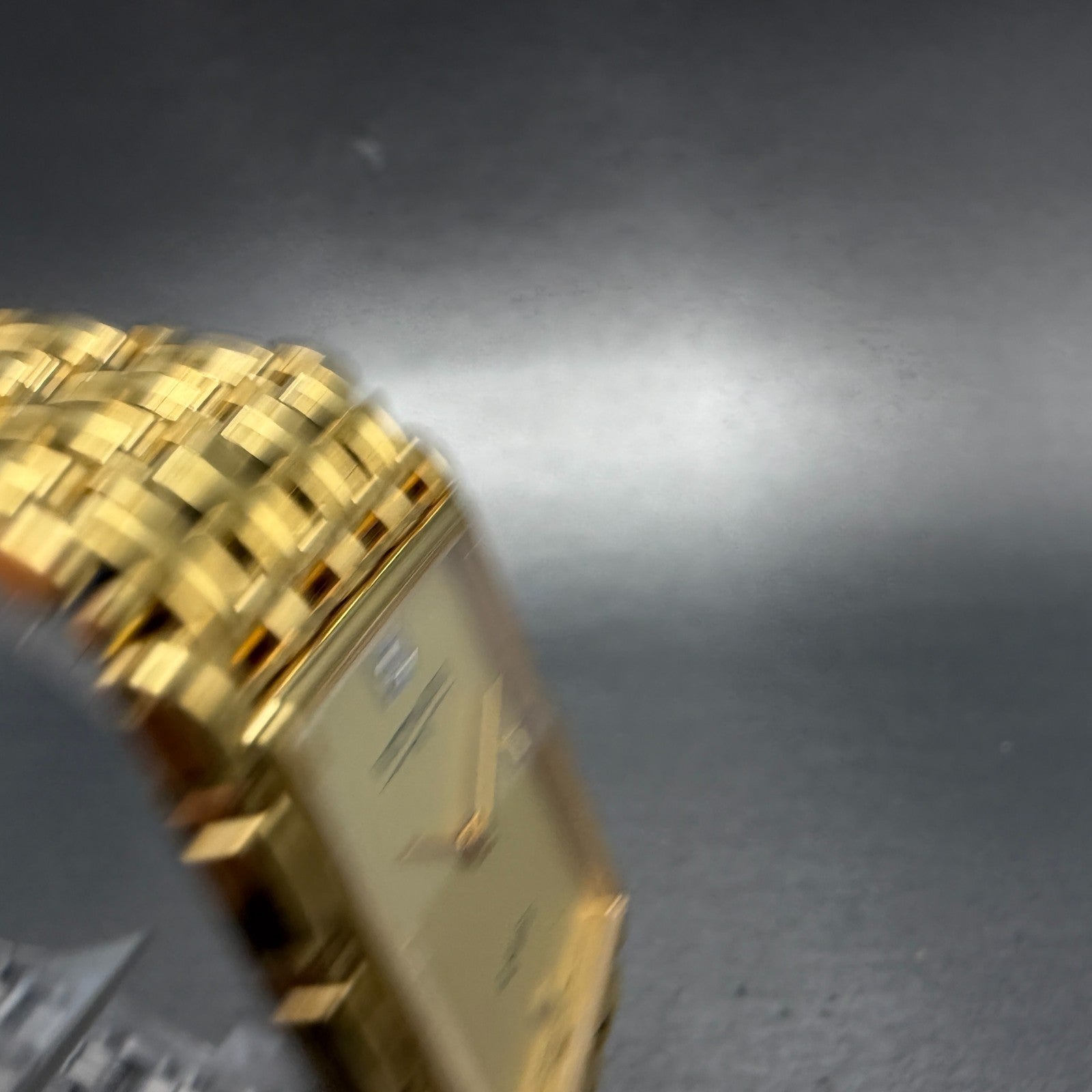 Wittnauer QWR Tank Watch Men 23mm Gold Dial  Gold Tone RL2473 5100 PARTS4