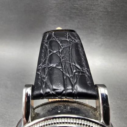 Stuare Skeleton Watch Men 42mm Silver Black Manual Wind 19891 Round PARTS5