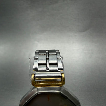 Yves Saint Laurent Watch Women 24mm Silver Dial Two Tone 2200-222377 New Battery5