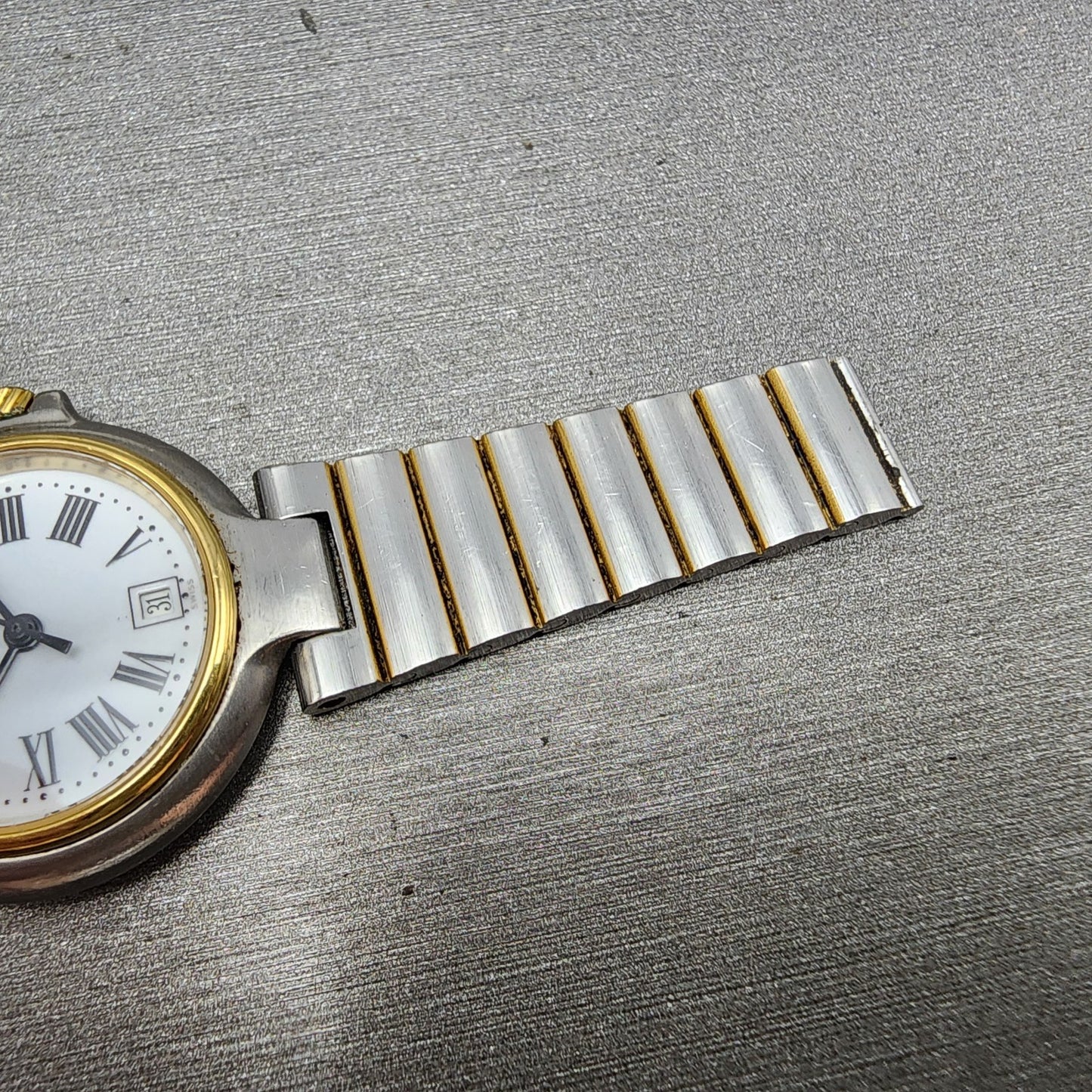Dunhill Millennium Watch Women 26mm White Dial Two Tone Date READ!! New Battery7