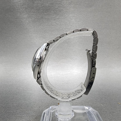 Seiko Sq Watch Women 23mm Silver Dial Silver Tone Date 85220059 New Battery6
